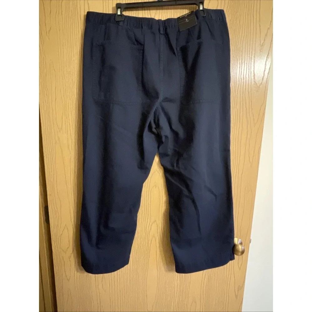 Men's Banana Republic Jeans Elastic Waist Pockets Navy Blue Size XL